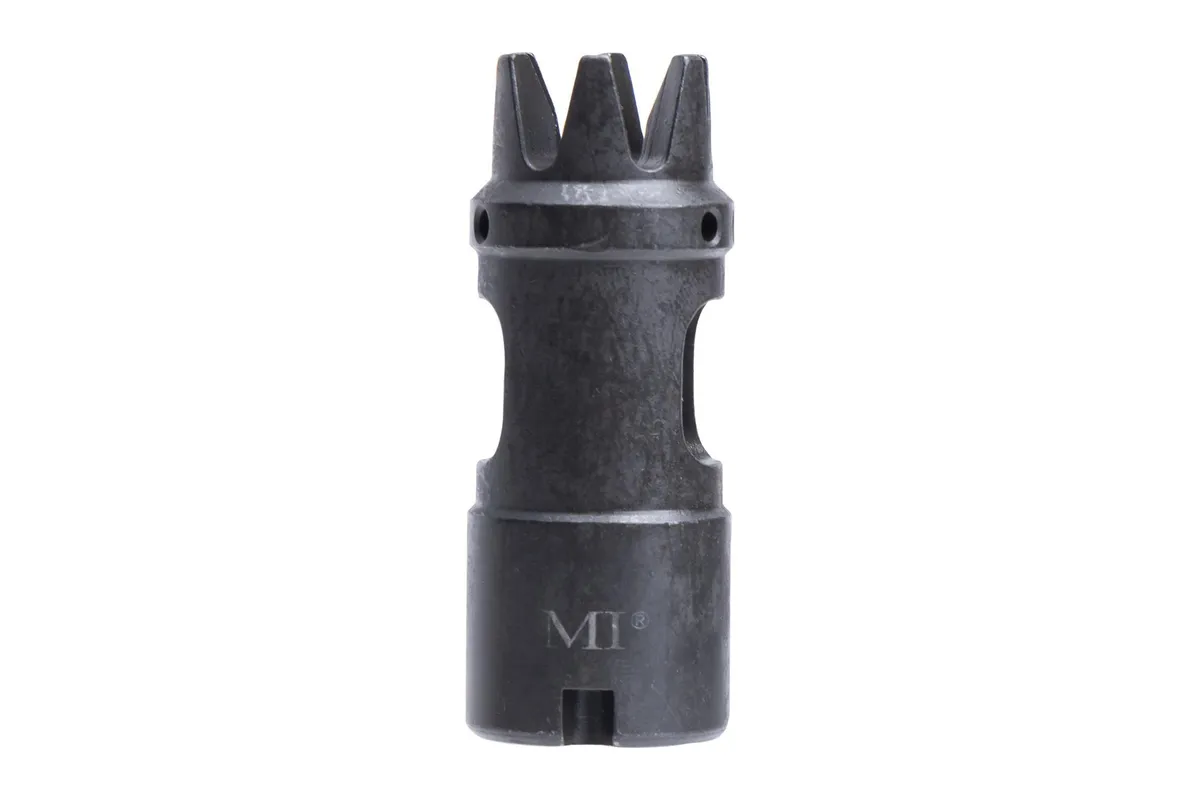 Midwest Industries AK12 Muzzle Brake - M14X1LH - Muzzle Device for AR-15 - view 2