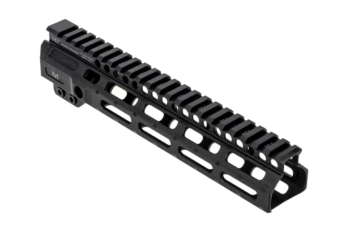 Midwest Industries Ar-15 Combat Handguards Free Float M-Lok - Combat Handguard M-Lok Aluminum 12.625" Black - Handguard for AR-15 - view 1