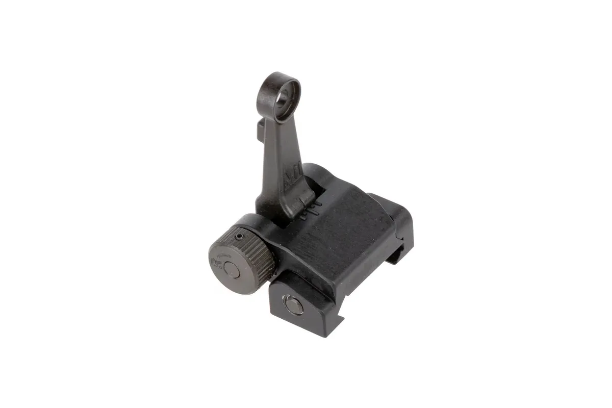 Midwest Industries Combat Rifle Rear Flip Sight - MI-CRS-R - Iron Sights for AR-15 - view 1