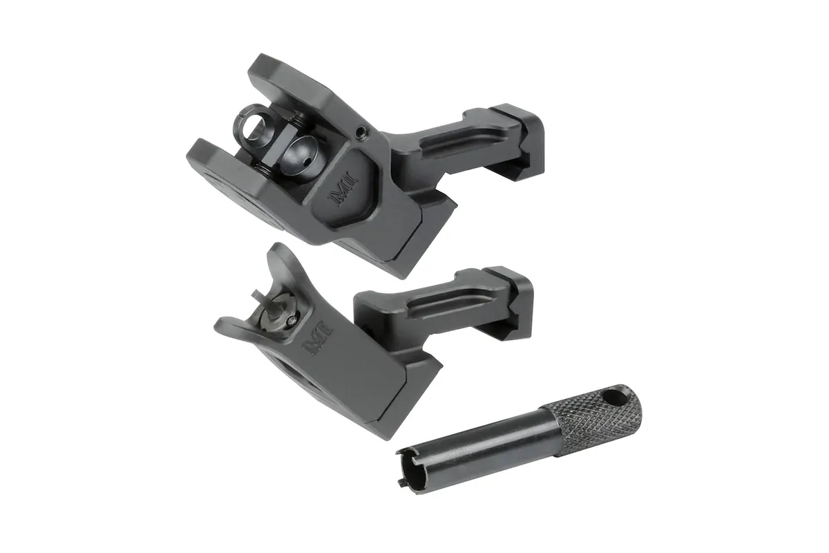 Midwest Industries CRS 45 Degree A2 Offset Sight Set - Iron Sights for AR-15 - view 1