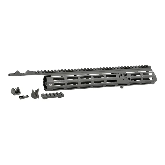 Midwest Industries Extended Sight System 13.62, Black - Handguard for AR-15, vista 1