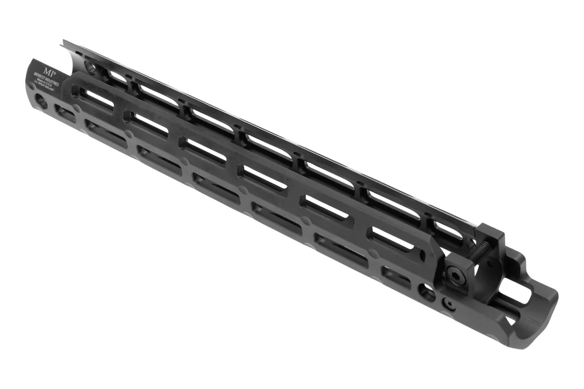 Midwest Industries Hk 91 Handguard Drop-In M-Lok - Handguard Drop-In Aluminum Black - Handguard for AR-15 - view 3