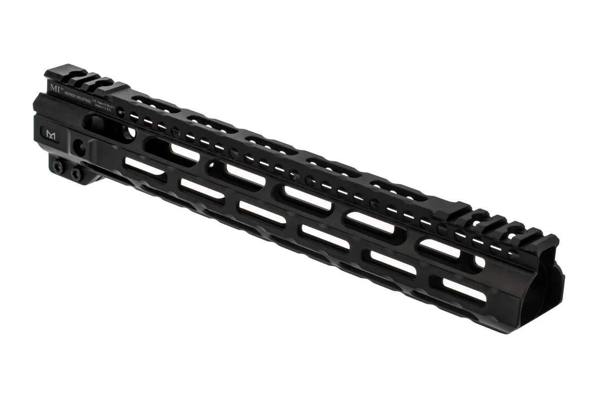 Midwest Industries, Inc. 12.625 Lightweight Handguard Black M-Lok - Handguard for AR-15, vista 1