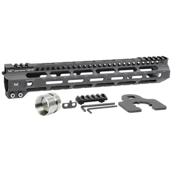 Midwest Industries, Inc. 12.625 Ultralight Handguard W/ Titanium Hardware M-Lok - Handguard for AR-15, vista 1