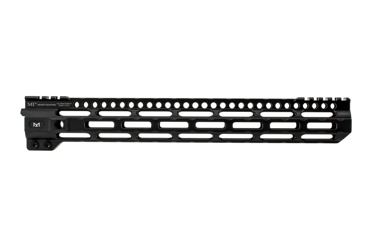 Midwest Industries, Inc. 14 Lightweight Handguard Black M-Lok - Handguard for AR-15, vista 2