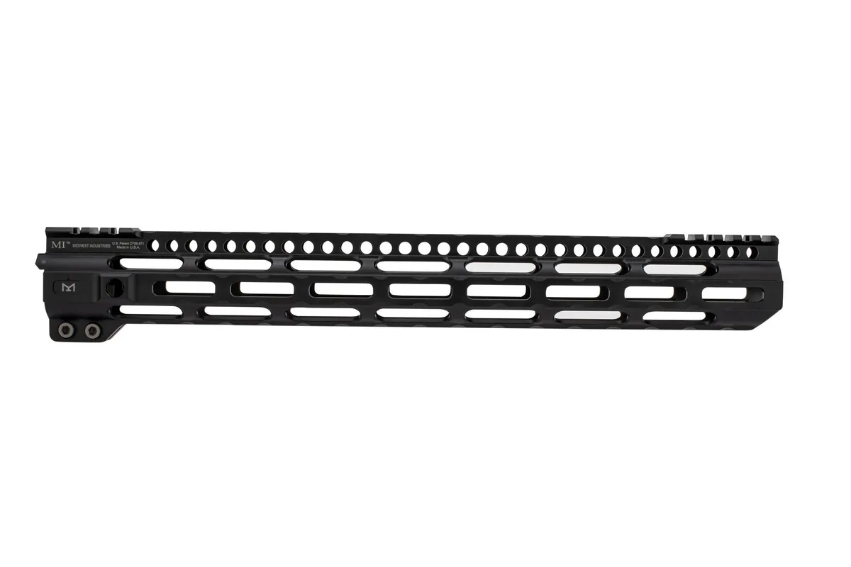 Midwest Industries, Inc. 15 Ultralight Handguard W/ Titanium Hardware M-Lok - Handguard for AR-15, vista 2