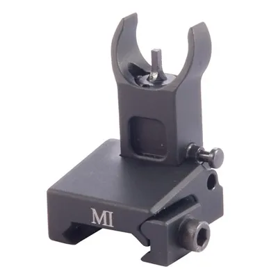 Midwest Industries, Inc. 1.6" Flip-Up Front Sight Aluminum Black - Front Sight for AR-15 - view 1