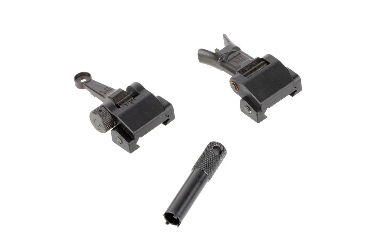 Midwest Industries, Inc. Ar-15 Combat Rifle Folding Sight Set - Iron Sights for AR-15, vista 4