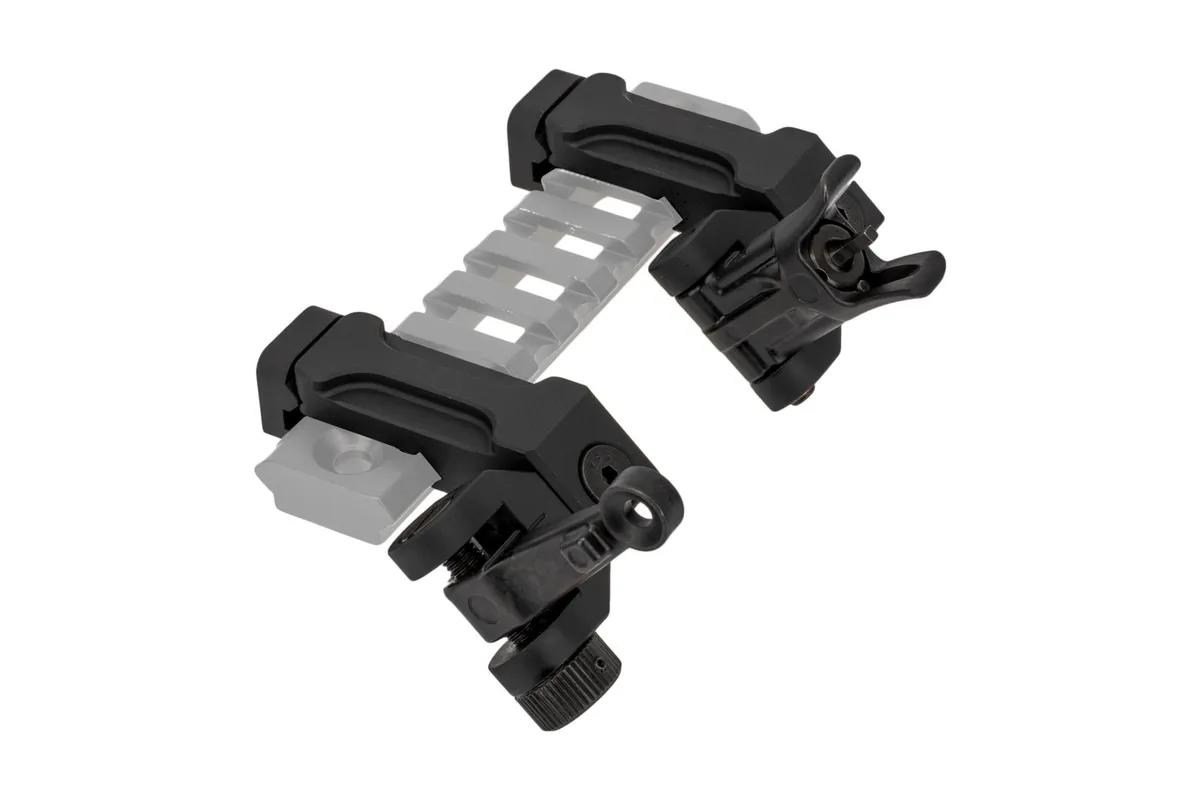 Midwest Industries, Inc. Ar-15 Combat Rifle Offset Sight Set Black - Iron Sights for AR-15 - view 2