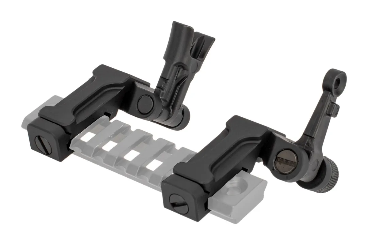 Midwest Industries, Inc. Ar-15 Combat Rifle Offset Sight Set Black - Iron Sights for AR-15 - view 3