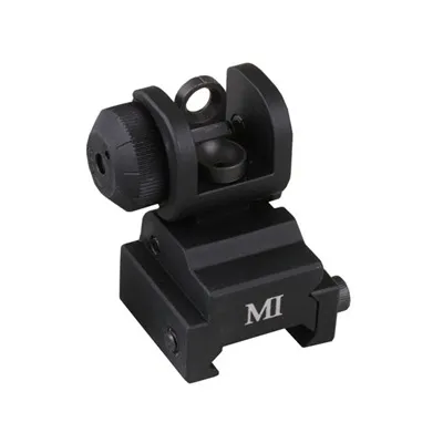 Midwest Industries, Inc. Ar-15 Flip-Up Adjustable Mctar-Ers Rear Sight Black - Rear Sight for AR-15, vista 1