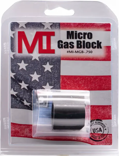 Midwest Industries, Inc. Ar-15 Micro Gas Block .750 Black - Gas Block for AR-15 - view 1