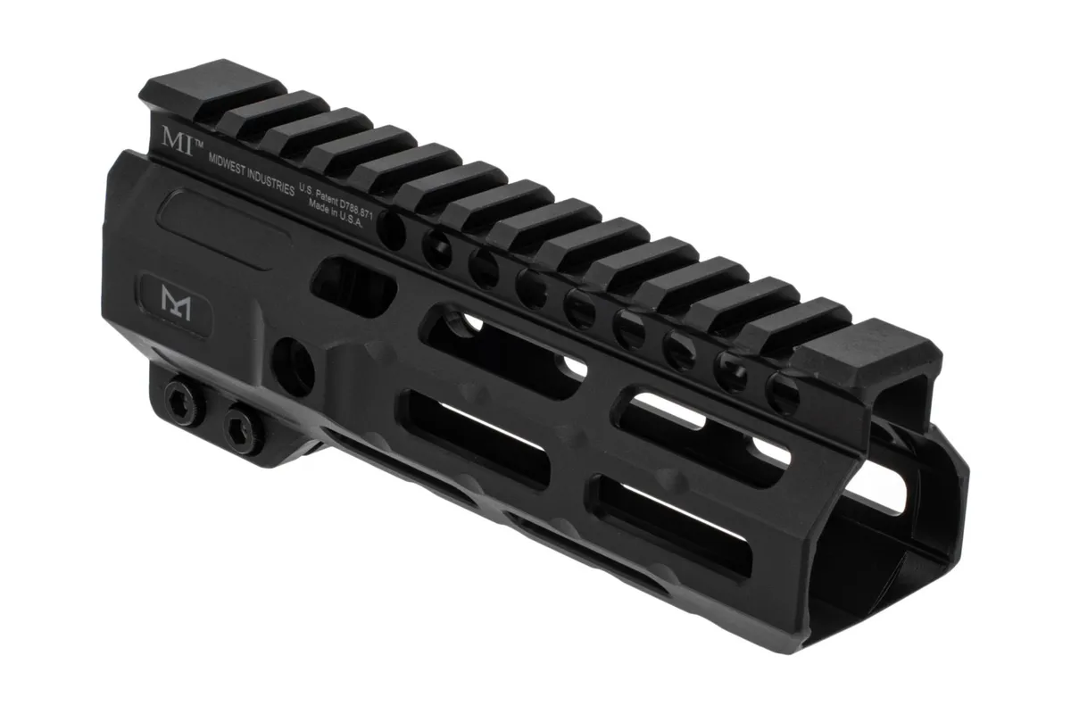 Midwest Industries, Inc. Combat Handguard M-Lok Aluminum 6" Black - Handguard for AR-15 - view 2