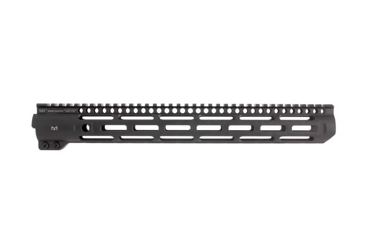 Midwest Industries, Inc. Slim Line Handguards 15" M-Lok Aluminum Black - Handguard for AR-15 - view 2