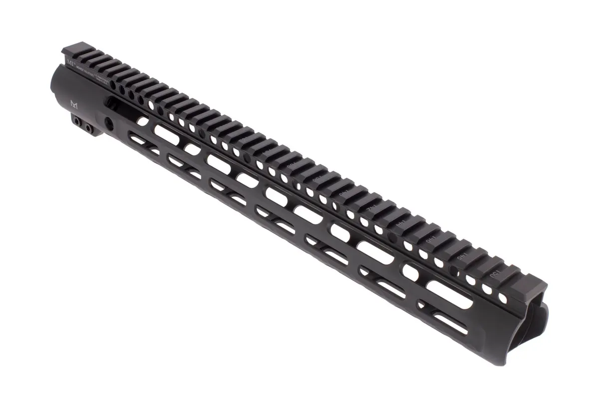 Midwest Industries, Inc. Slim Line Handguards 15" M-Lok Aluminum Black - Handguard for AR-15 - view 1