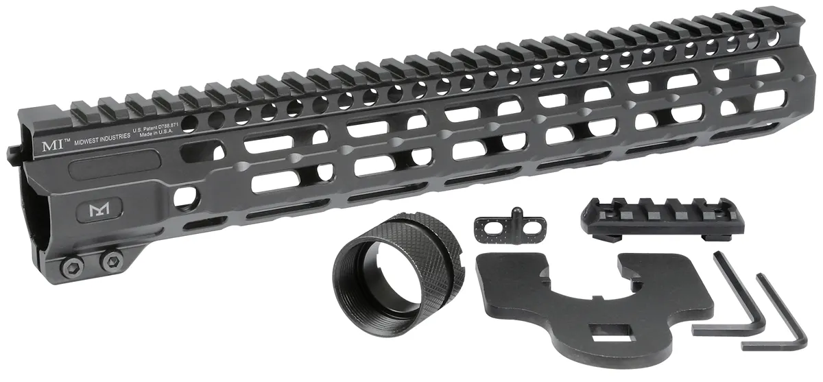 Midwest Industries M-LOK/MCX Virtus 12.5" AR-15 Handguard - MI-MCXV12.5 - Handguard for AR-15 - view 1