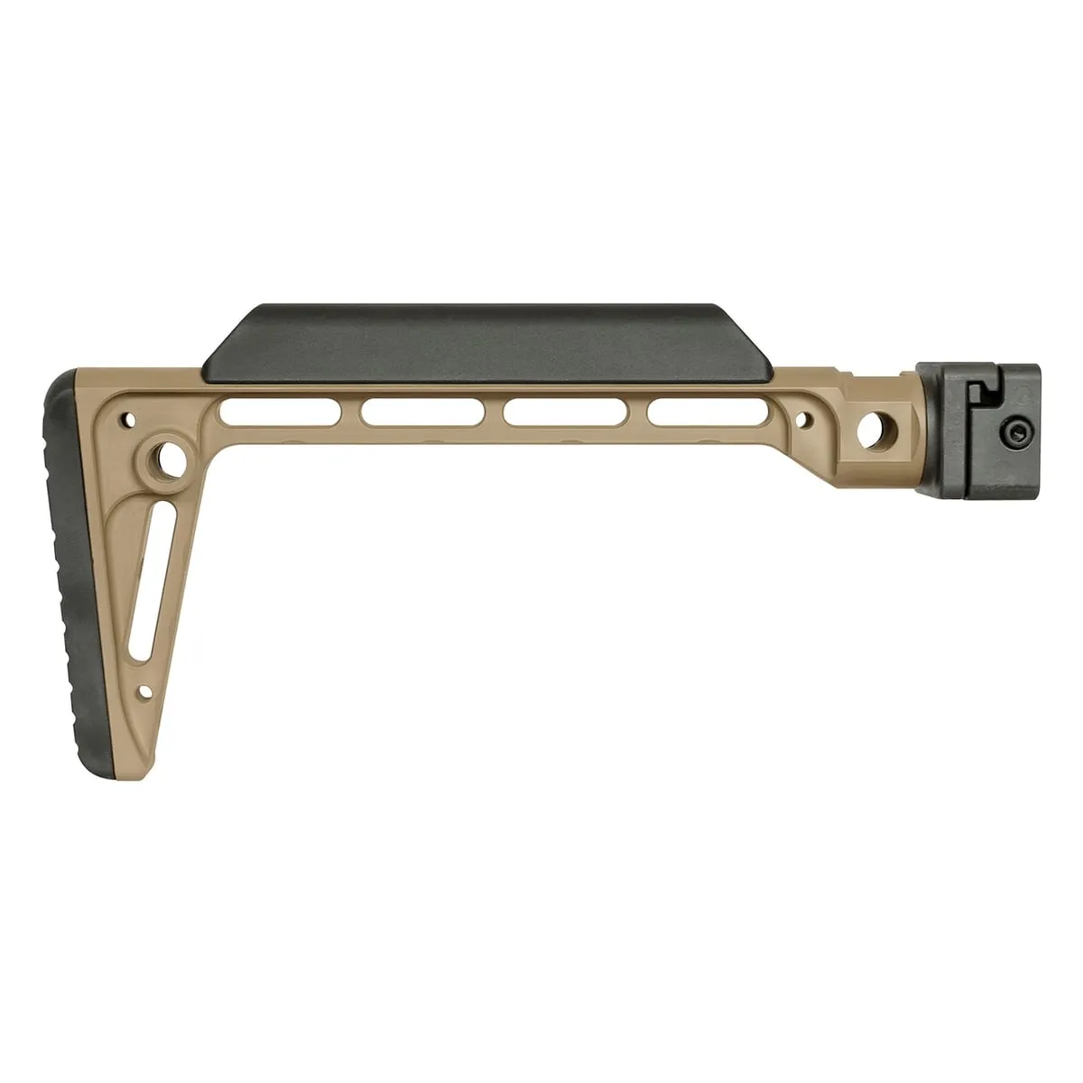Midwest Industries Minimalistic Side Folding Stock Flat Dark Earth - Stock & Brace for AR-15 - view 1