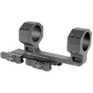 Midwest Industries QD Extended 1-Piece 20 MOA Cantilever Picatinny Scope Mount 30mm Rings Matte Black - Optic Mount - view 1