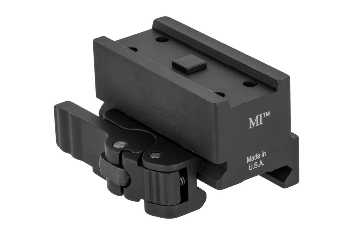 Midwest Industries QD Mount Fits Aimpoint T-1 Lower, Black - MI-QDT1-1/3 - Optic Mount - view 2