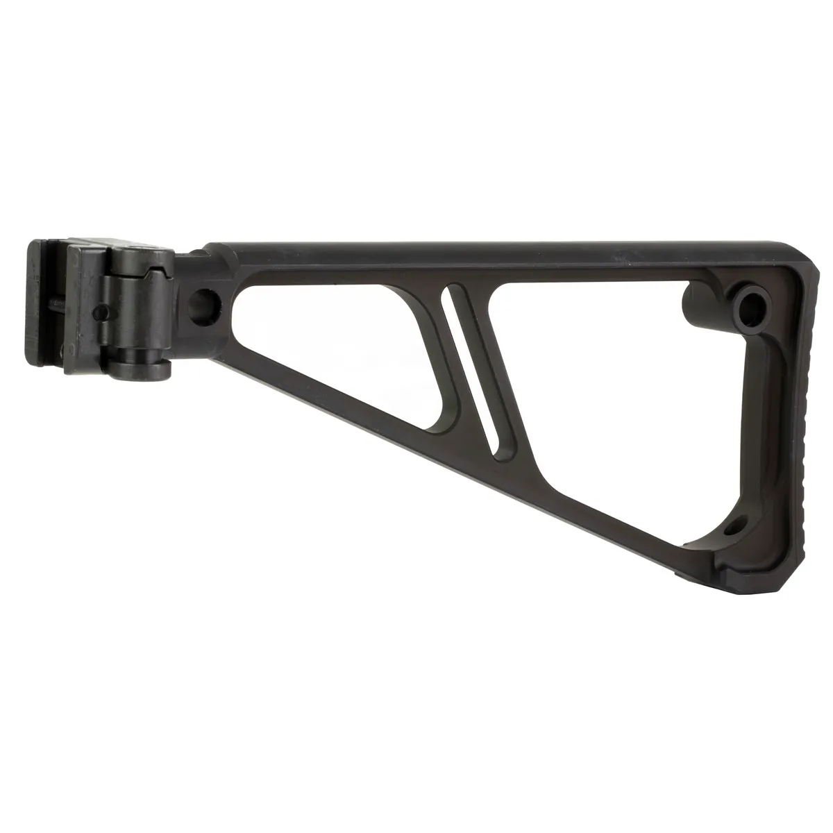 Midwest Industries Side Folder with Light Weight Stock, Black, Fits Picatinny Rail - Stock & Brace for AR-15 - view 1
