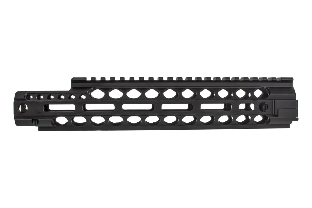 Midwest Industries Two Piece Free Float Handguard AR-15 11.5 in Mid Length M-LOK Anodized Black - Handguard for AR-15 - view 3