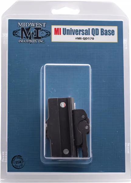 Midwest Industries Universal QD Base, Black - MI-QD170 - Optic Mount - view 1