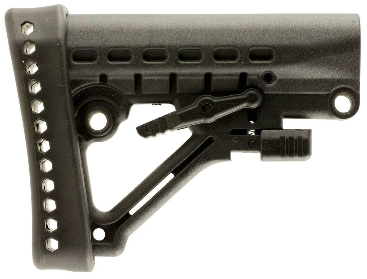 ProMag Mission First Tactical Archangel Polymer Heavy-Duty Collapsible Buttstock, Black - AA120 - Stock & Brace for AR-15 - view 1