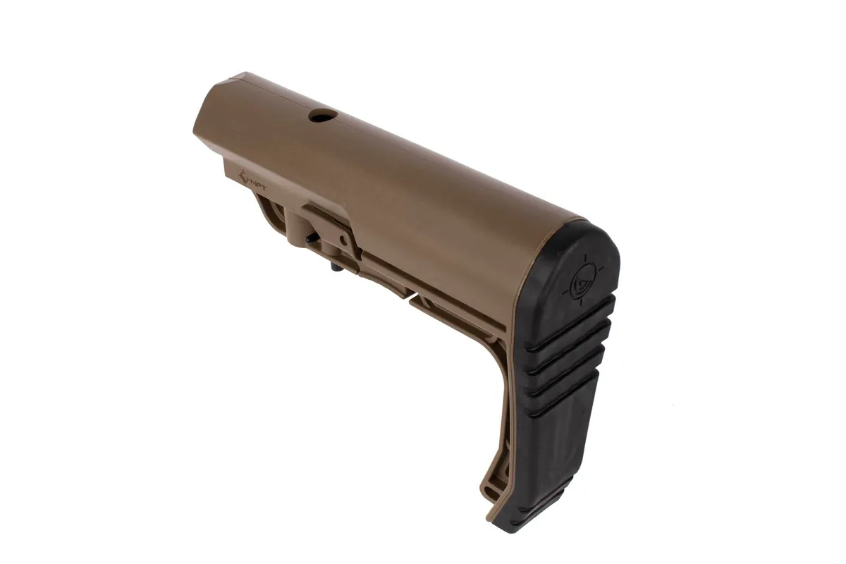Mission First Tactical California Compliant BATTLELINK Minimalist Stock - MIL-SPEC - Scorched Dark Earth - Stock & Brace for AR-15 - view 2