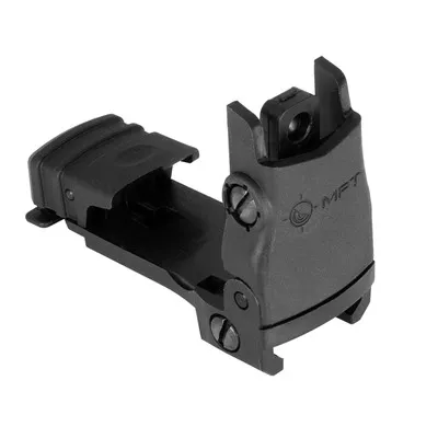 Mission First Tactical, Llc Ar-15 Rear Sight Flip Up Polymer Black - Rear Sight for AR-15, vista 1