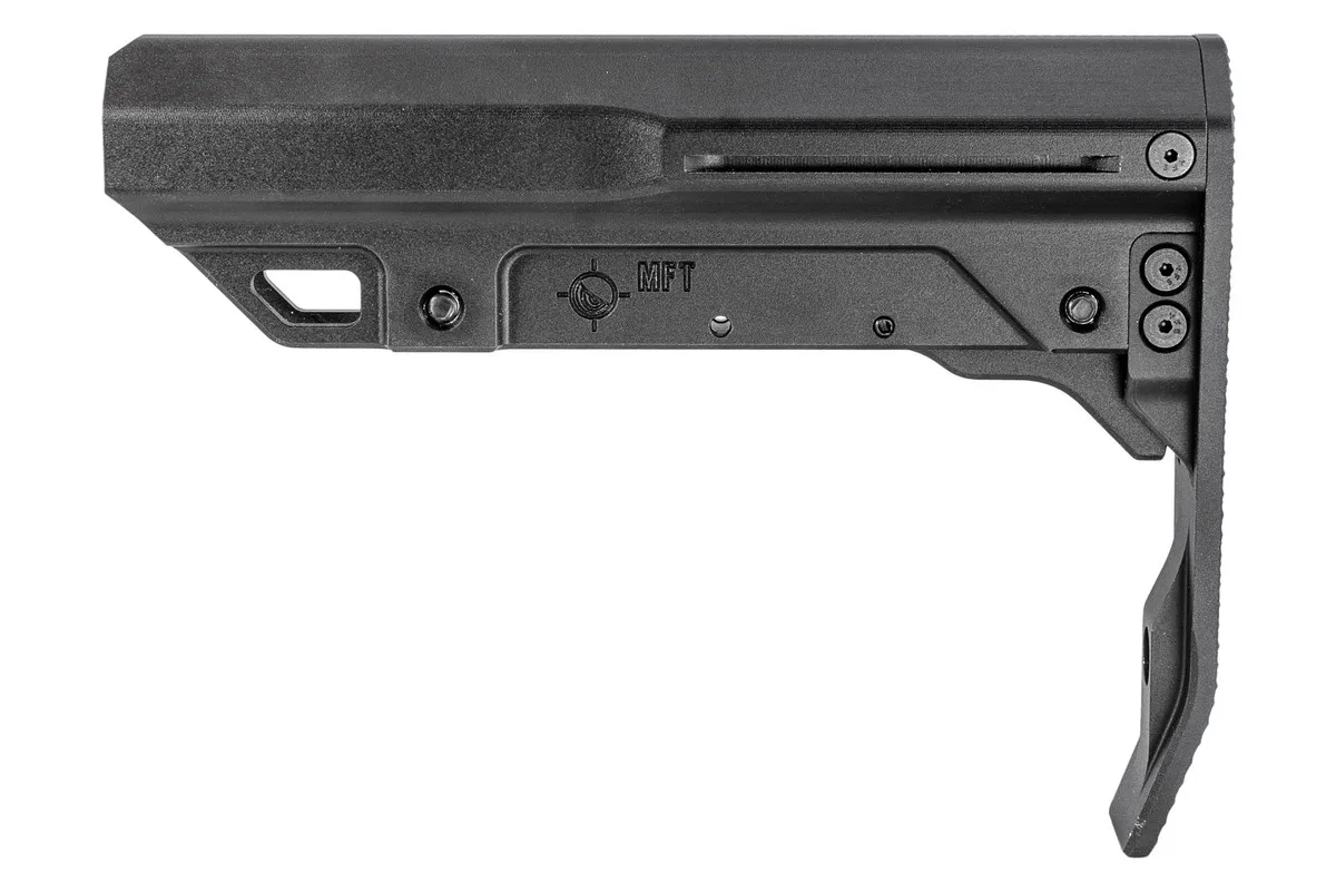 Mission First Tactical MFT BATTLELINK AR-15 Aluminum Minimalist Mil-Spec Stock - Stock & Brace for AR-15, vista 1
