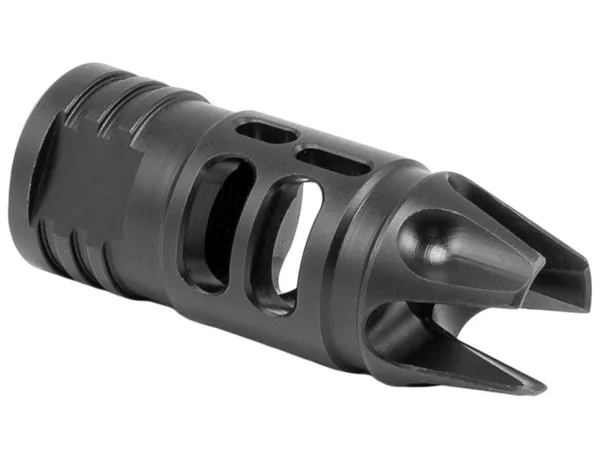 Mission First Tactical MFT EvolV 3 Prong Ported Muzzle Brake - Muzzle Device for AR-15, vista 1