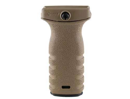 Mission First Tactical MFT REACT Short Vertical Grip - SDE - Foregrip for AR-15, vista 1