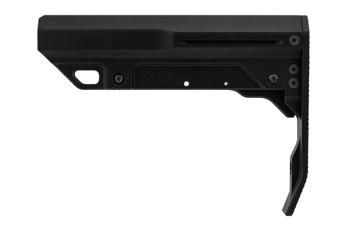 Mission First Tactical Stock, Black, Aluminum - BMSMILMTLBL - Stock & Brace for AR-15 - view 2
