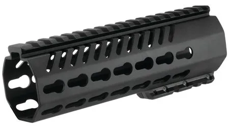 Mission First Tactical Tekko AR Free-Float Carbine Rail System AR-15 KeyMod 7 in Black - Handguard for AR-15, vista 1
