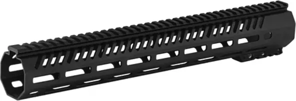 Mission First Tactical TMARFF15MRS Tekko AR Free Float M-Lok Rail System 15" 6061 Aluminum Black Hard Coat Anodized - Handguard for AR-15 - view 2