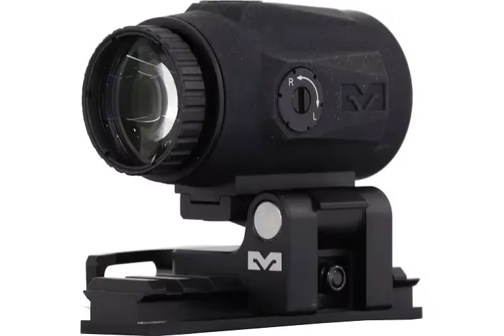 Meprolight MMX3 3x Micro Magnifier w/Quick Flip Mount Black - Magnifier, vista 1