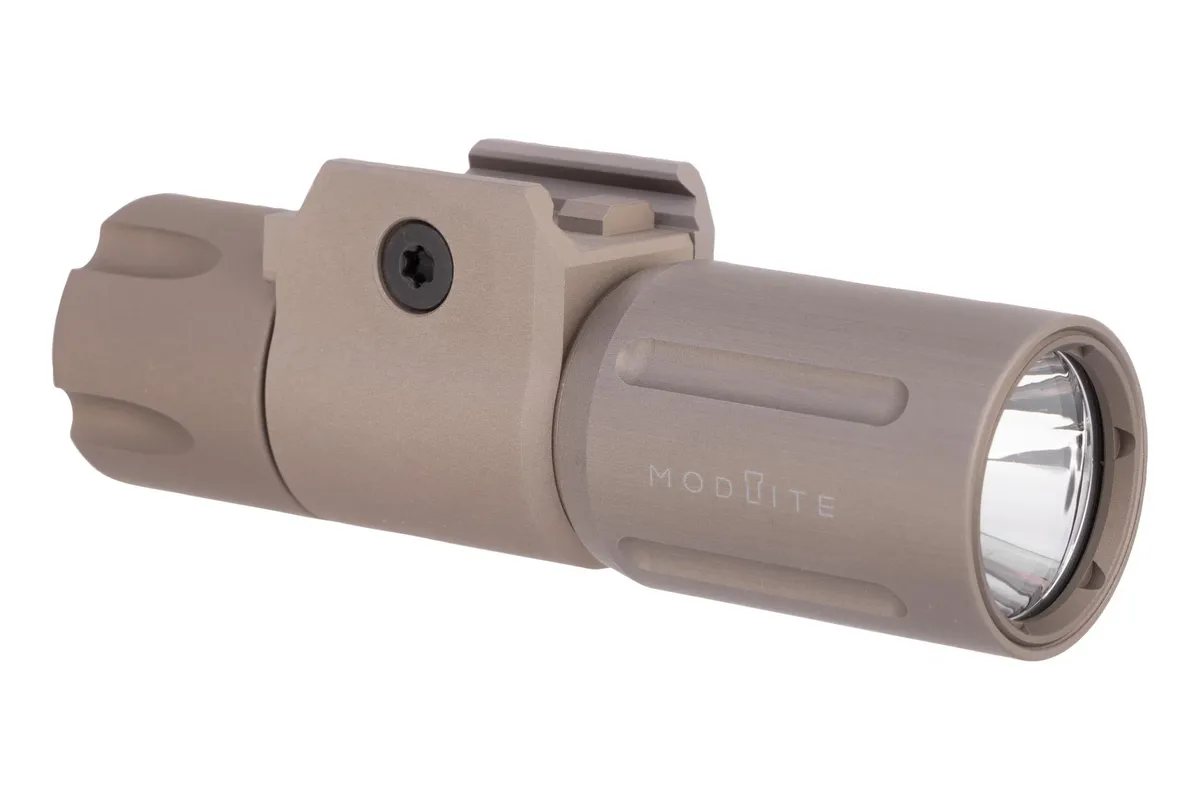 Modlite Systems PLHv2 PDW-18350 Weapon Mounted Light - FDE - Light - view 1