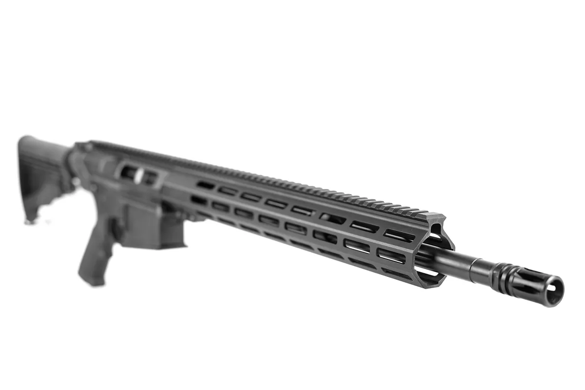 NBS 18" .308 20Rd Semi-Auto M-LOK Midlength AR-10 Rifle - Black - Complete Rifle - view 1