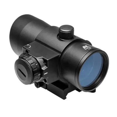 NcSTAR 1x40 Red Dot Sight w/ Built in Red Laser-QR Weaver Mount - Optic, vista 1