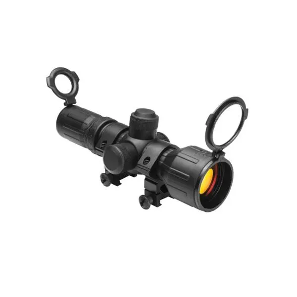 NCSTAR 3-9x42 Compact Scope w/ P4 Reticle, Black - SEC3942R - Rifle Scope, vista 2