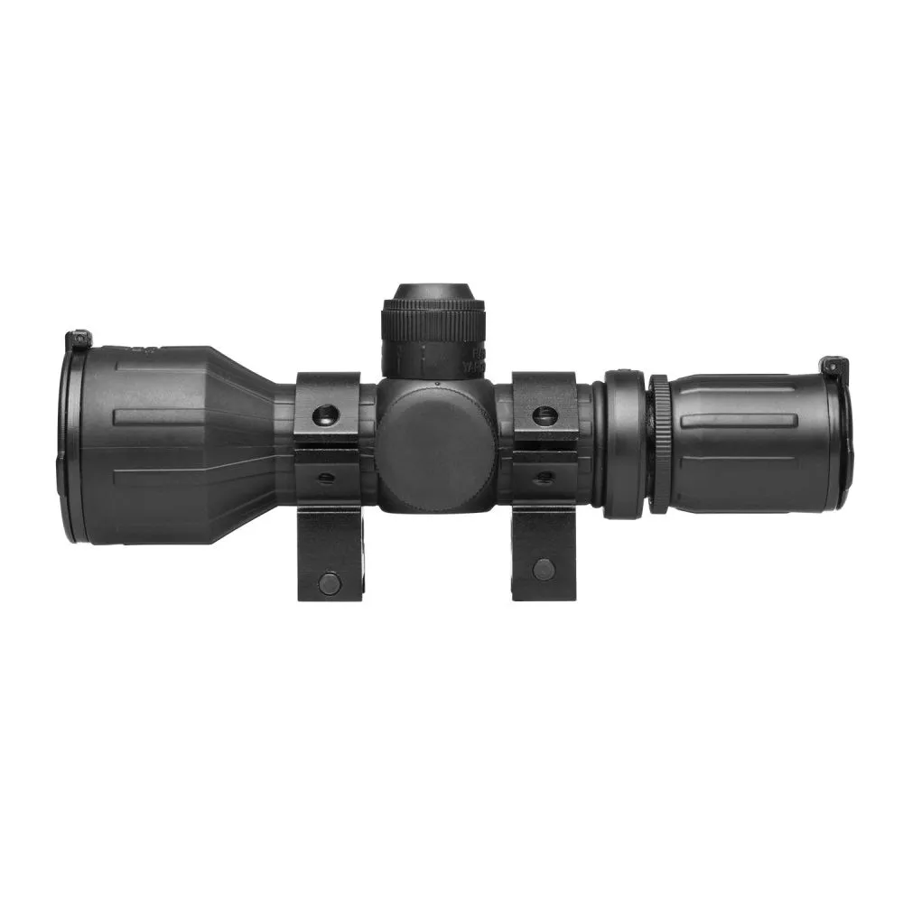 NCSTAR 3-9x42 Compact Scope w/ P4 Reticle, Black - SEC3942R - Rifle Scope, vista 3