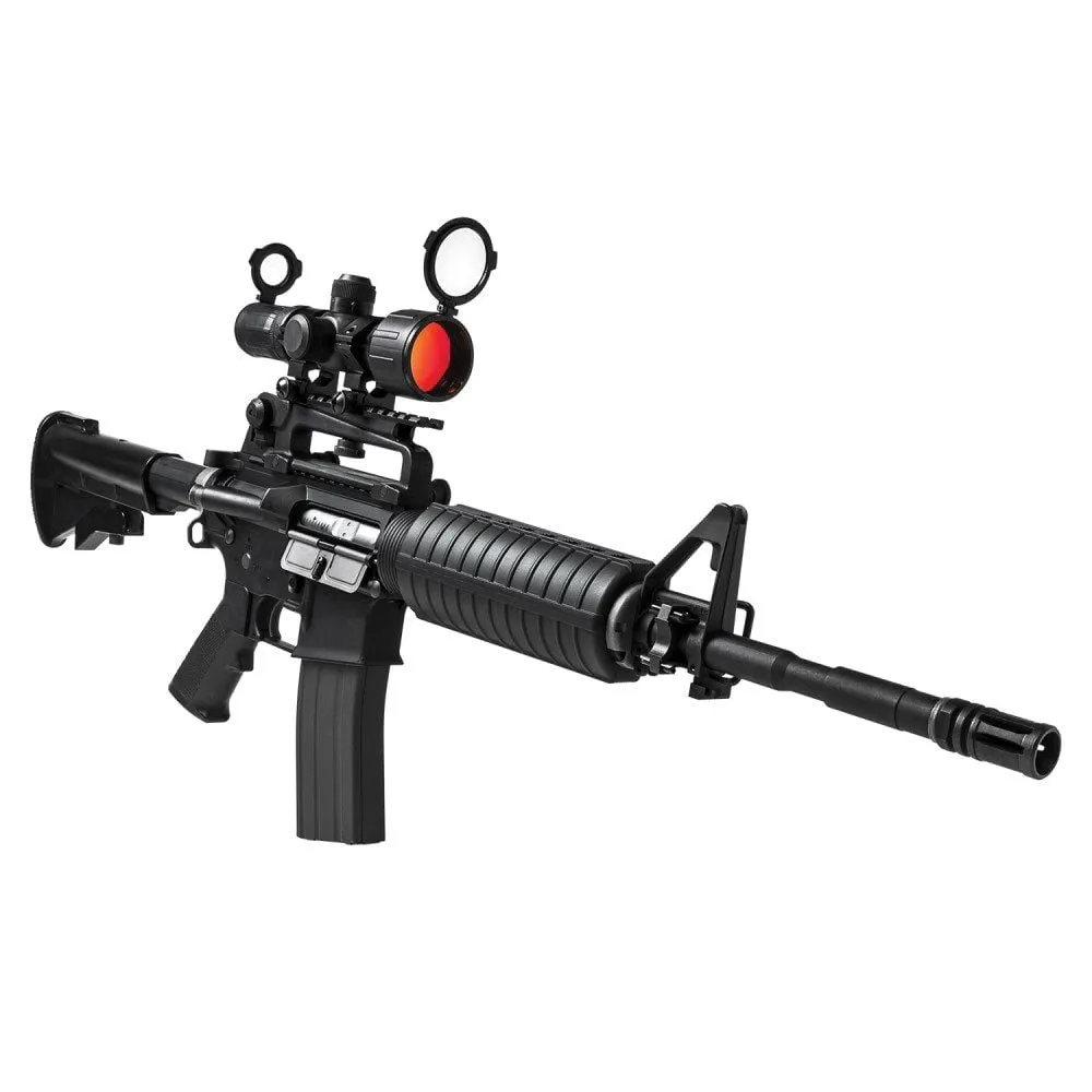 NCSTAR 3-9x42 Compact Scope w/ P4 Reticle, Black - SEC3942R - Rifle Scope, vista 4