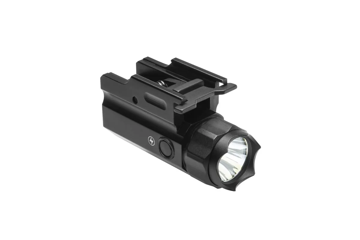 NcSTAR 3W 150 Lumen LED Pistol/Rifle Flashlight QR w/Strobe - Light, vista 1