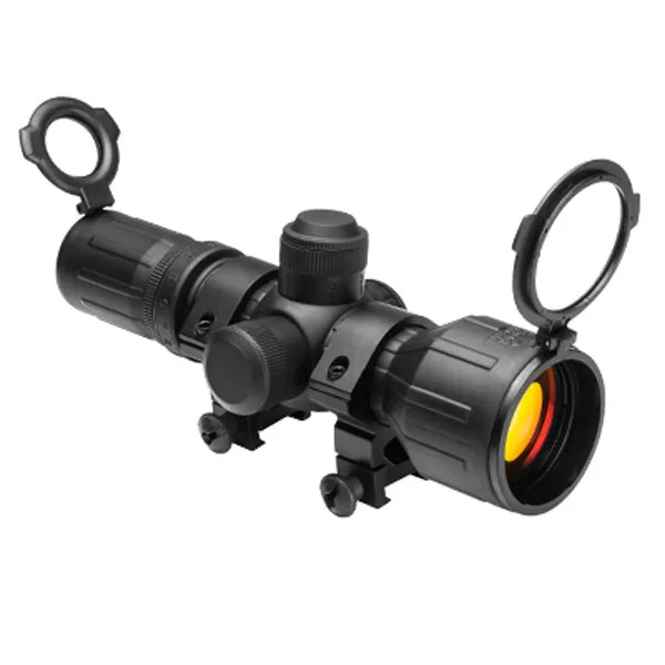 NCSTAR Dual III 3-9X42mm Illuminated P4 Sniper Reticle Riflescope (SEECR3942R) - Rifle Scope, vista 1