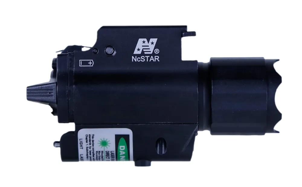 NcStar Flashlight and Green Laser Sight w/ Quick Release Weaver/Picatinny - AQPFLSG - Laser - view 1