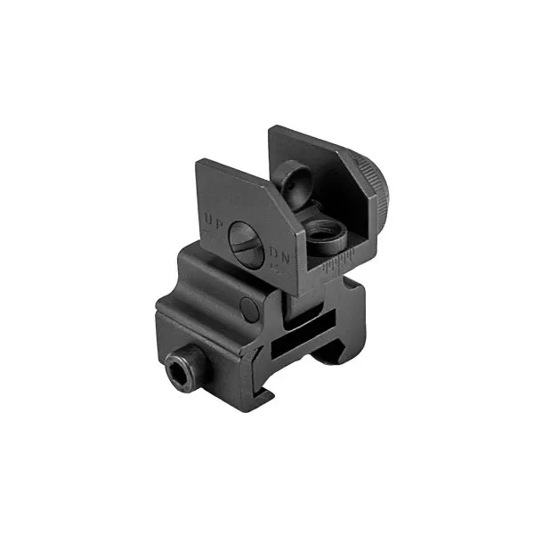 NcStar Flip-Up Sight Rear - Iron Sights for AR-15, vista 1