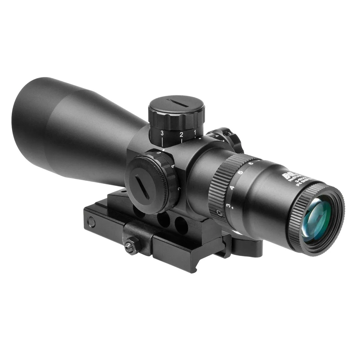 NcStar Mark III Tactical Gen 2 3-9x42mm Mil-Dot Rifle Scope - STM3942GV2 - Rifle Scope, vista 2