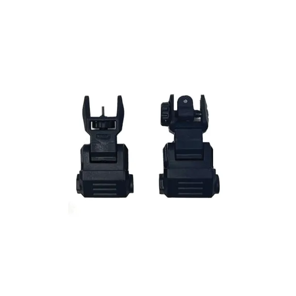 NcStar Sight Set Front/Rear Flip Up, Black - VG166 - Iron Sights for AR-15 - view 1