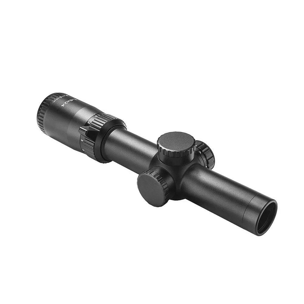 NcSTAR STR Series Full-Size Scope 1-6x24mm Rifle Scope - SEEFL1624G - Rifle Scope, vista 1