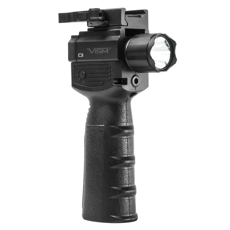 NCSTAR Vism By Ncstar Gen2 Vertical Grip with Strobe Flashlight and Red Laser (VAQVGFLRV2) - Foregrip for AR-15, vista 1